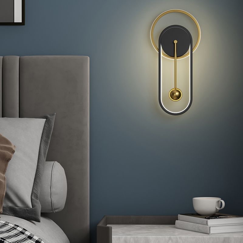 Stile per bambini a forma unica luci da parete in metallo lampade montate