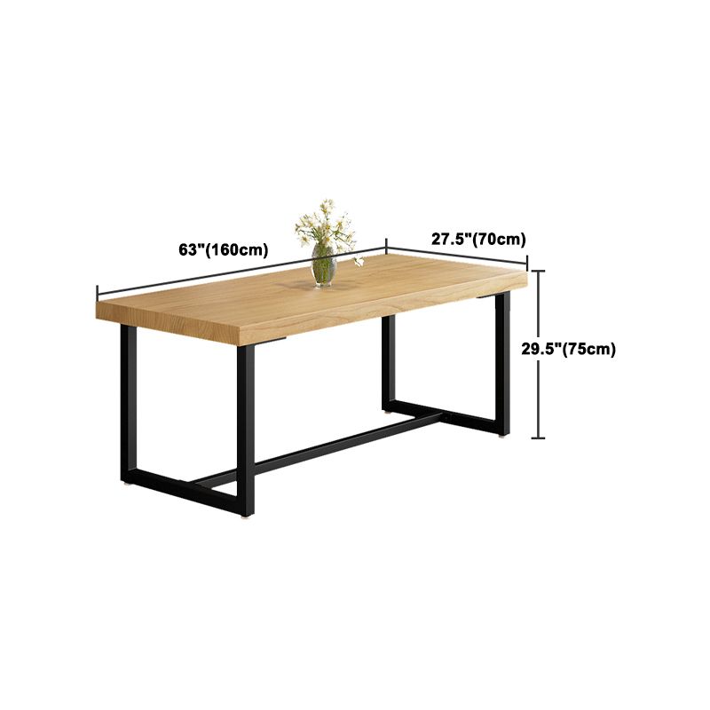 Modern Dining Set 1/2/5 Pieces Rectangle Pine Wood Dining Table for Dining Room
