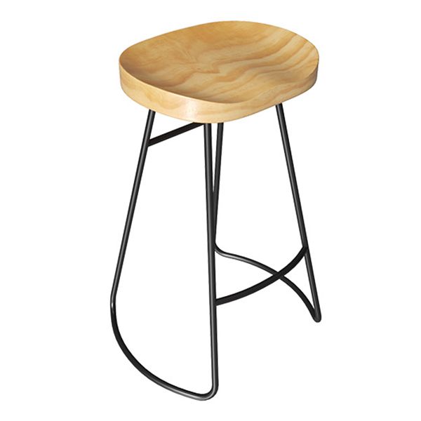 Modern 1/7 Pieces Bar Table Set Rectangle Pine Wood Counter Table with High Stools