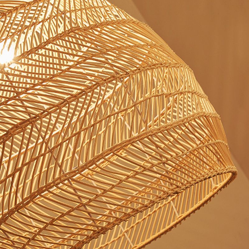 Minimalist Handmade Hanging Light, 1-Light Pendant Lighting for Restaurant