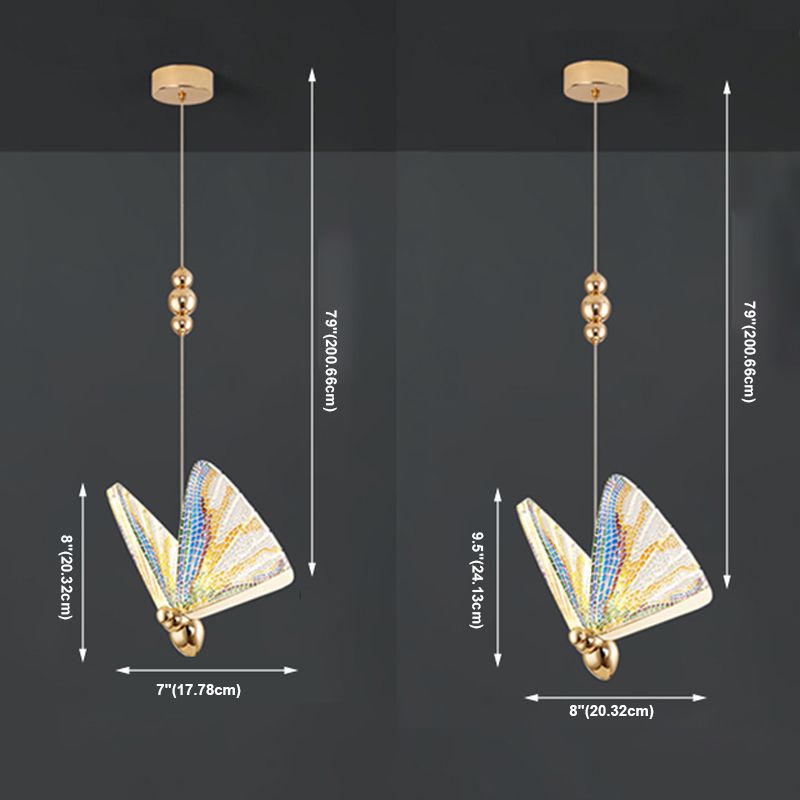 Éclairage pendentif en or