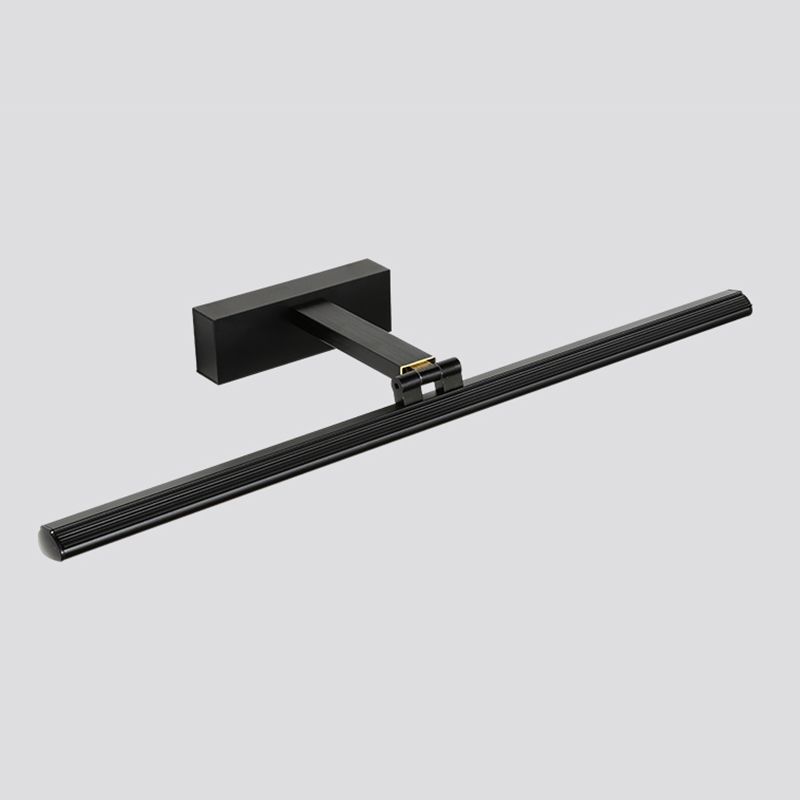 Aluminum Strip Mirror Light Modern Minimalist 1 Light Wall Sconce for Bathroom