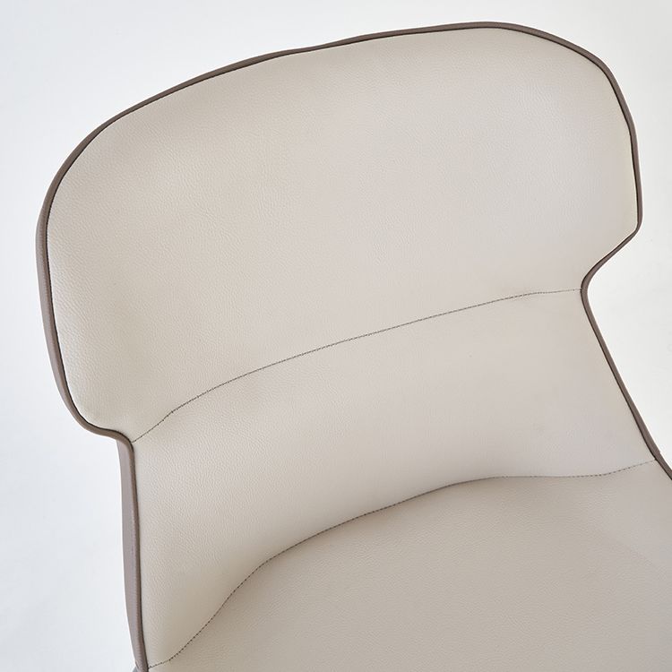 Chaise d'appoint à oreilles de style moderne avec pieds en métal pour un usage domestique (Ensemble de 2)