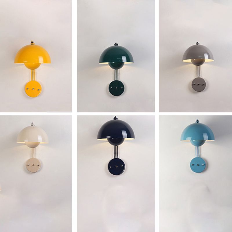 Macaron Style Wall Mount Light 1-Light Wall Lamp for Living Room