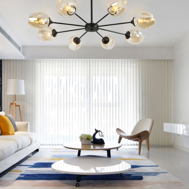 Whisky Glass Shape Branch Sospeded Light Contemporary Simplicity Hanging Lamp per soggiorno