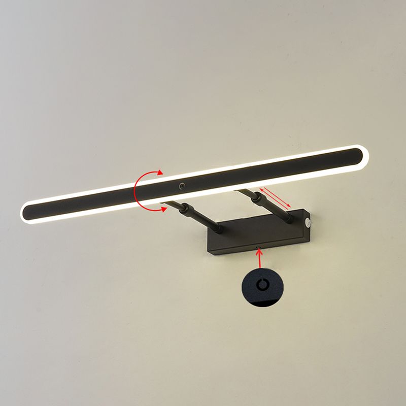 Minimalism Contemporary Style Inductive LED Vanity Wall Lighting Light for Bathroom