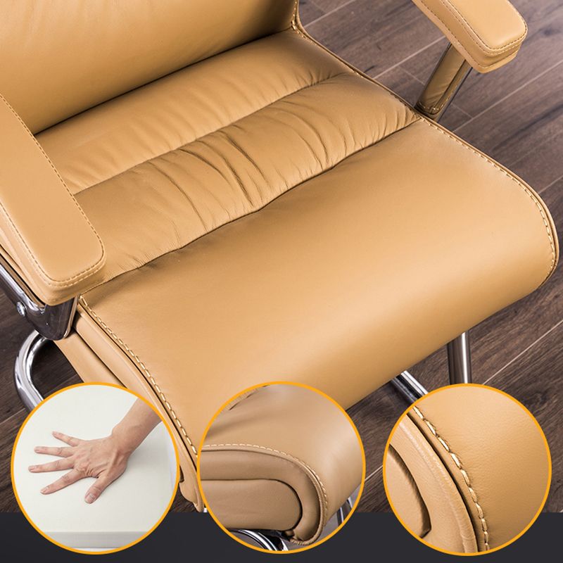 Metal Frame Contemporary Task Chair with High Back Executive Ergonomic Computer Chair