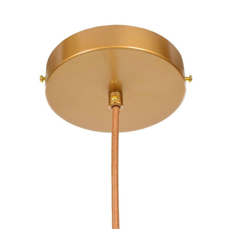 Contemporary Oval Suspension Pendant Grey/Blue Glass 1 Head Hanging Light for Bedroom