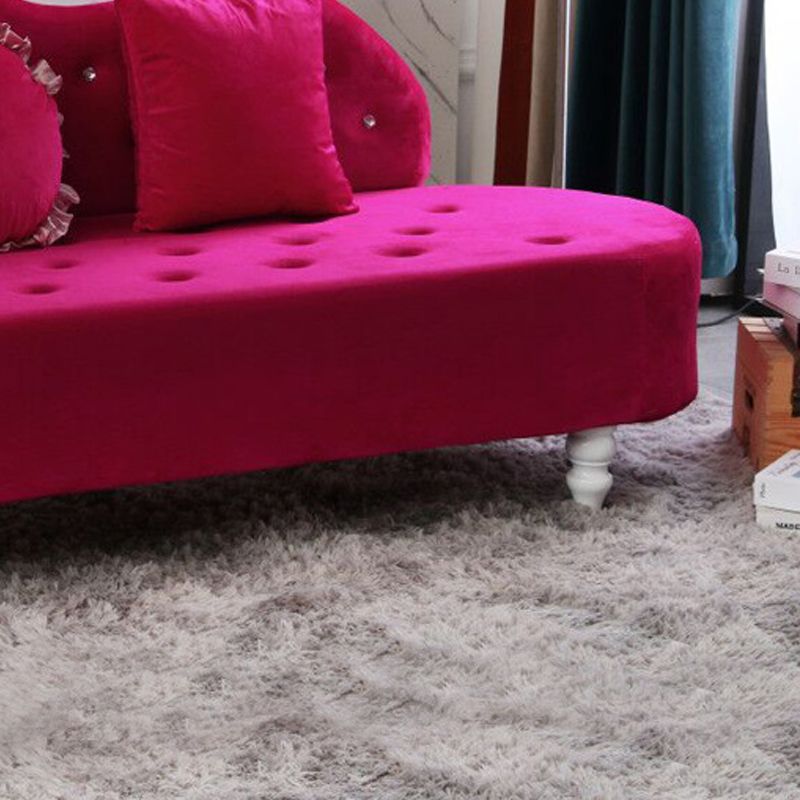 French Country Upholstered Chaise Lounge Couch Velvet Chaise Lounge