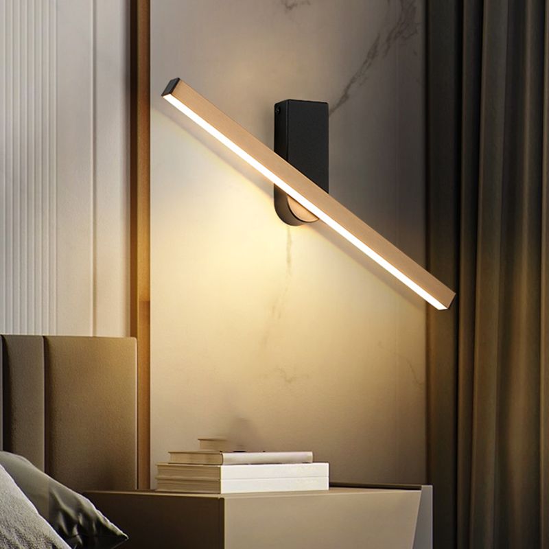 Modern Simple Wall Light Rotatable Rectangle Shape Wall Lamp for Living Room