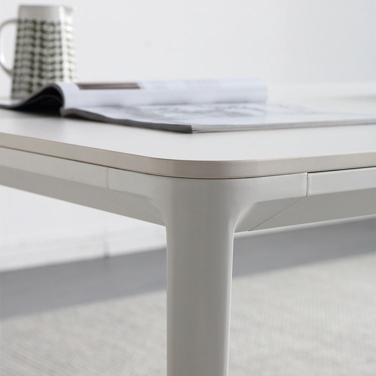 Modern White Dining Table Set 1/4/5/6/7 Pieces Dinette Set for Kitchen