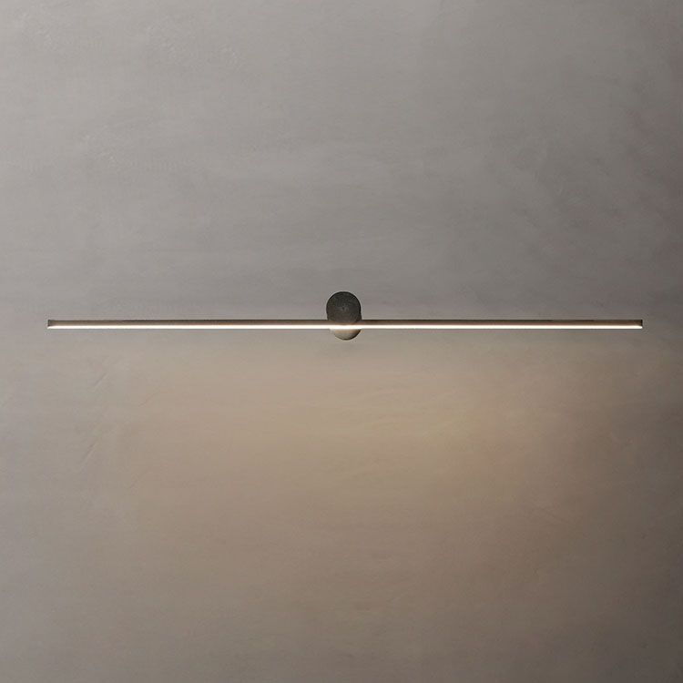 Linear Wall Sconces Modern Metal 1 Light Sconce Light Fixtures in Black Finish