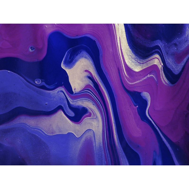 Simple Abstract Illustration Wallpaper Mural Stain Resistant Wall Covering for Home