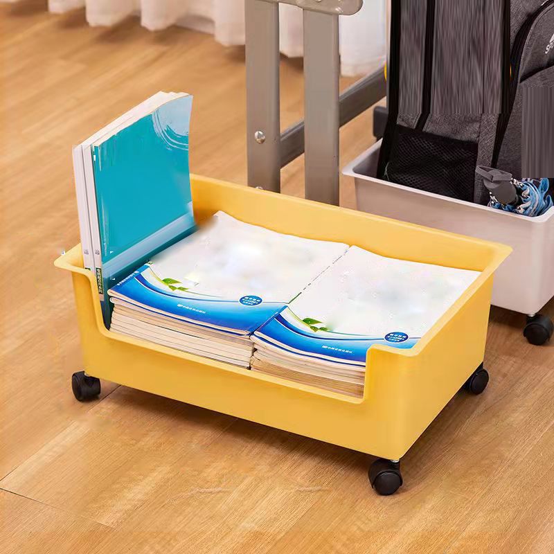 Standard Plastic Bookshelf Scandinavian Open Back Bookcase with Shelf