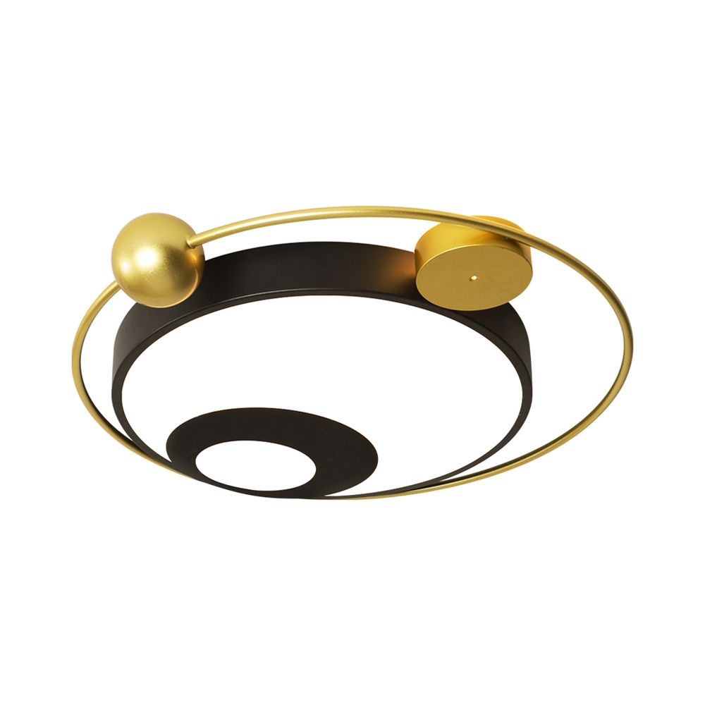 Vierkant/rond inbouw moderne vintage metalen led zwart/wit inbouwverlichting in warm licht met diffuser