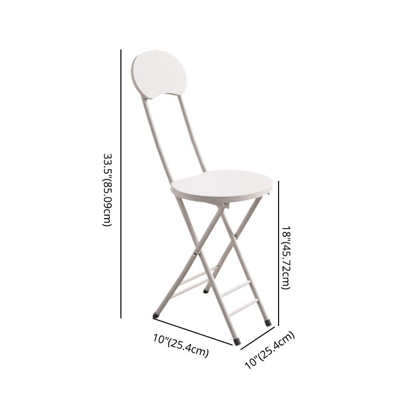 Modern Wooden Dining Room Set with Round Table Space-Saving Design Home Dining Table Furniture