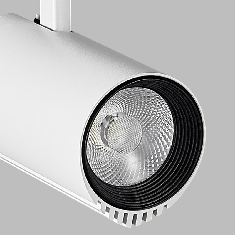 Lámpara de techo de riel LED de forma cilíndrica Montaje de aluminio moderno para sala de estar