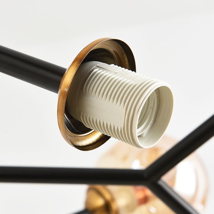 Modern Metal Chandelier Light Fixtures Multi-Head Suspension Pendant Lights for Restaurant