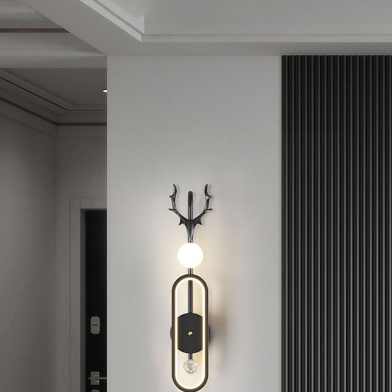 Moderner Stil Metall Wandleuchte kreative LED -Wandleuchte Leuchten für Schlafzimmer