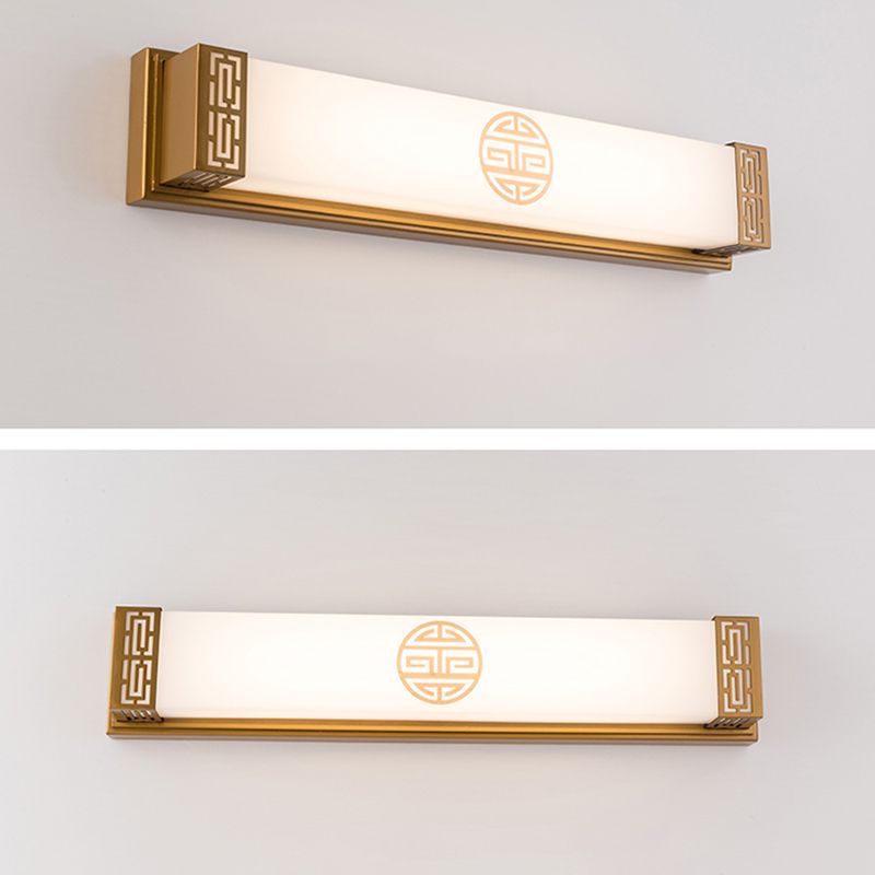 Contemporary Vanity Lighting Metal Wall Light Fixture for Bathroom