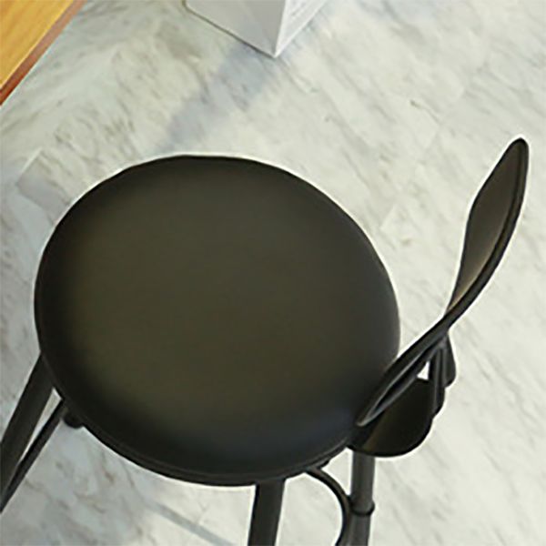 Modern Style Bar-stool Round Seat Counter Bar Stool with Metal Legs
