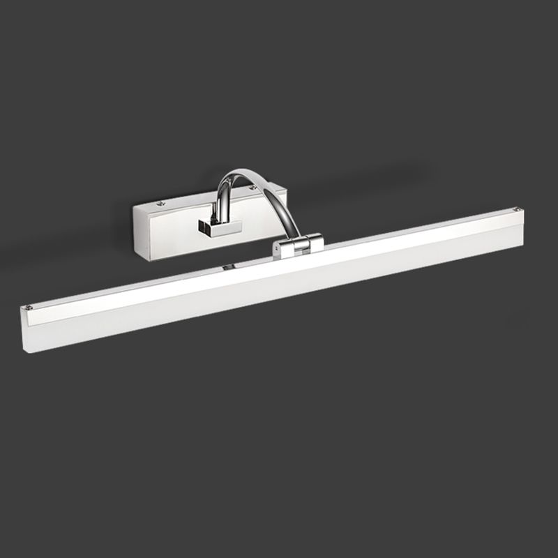 Modern Mirror Front Light LED Vanity Light with Acrylic Shade for Bathroom