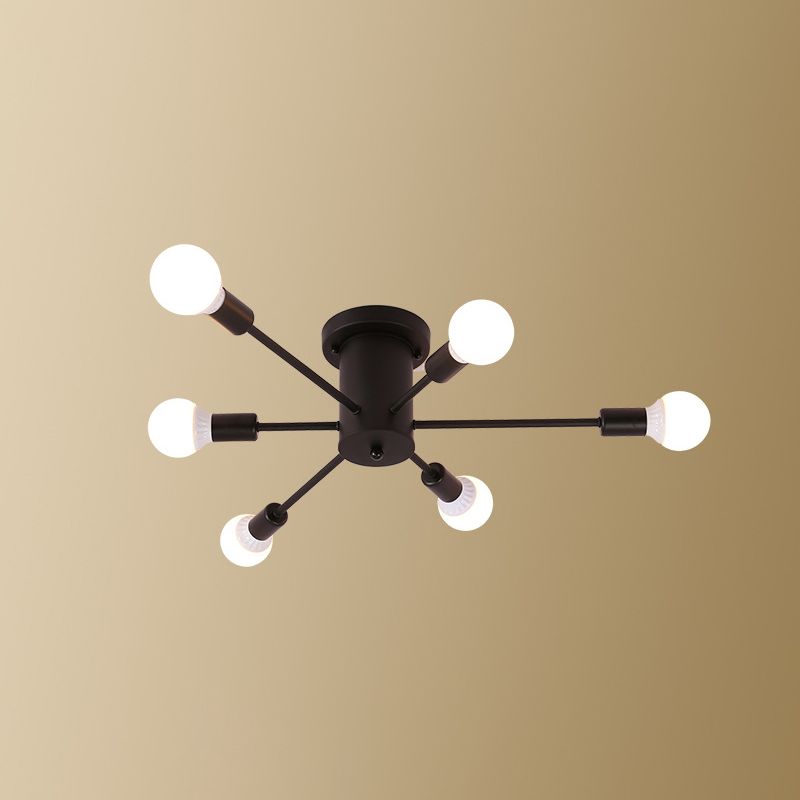 Faculteur de plafond en métal créatif de style nordique