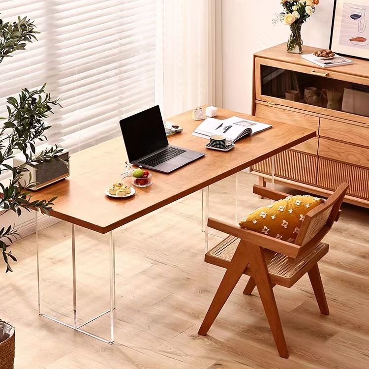 Modern 1/2/5 Pieces Dining Set Rectangle Pine Wood Dining Table for Dining Room Cafe