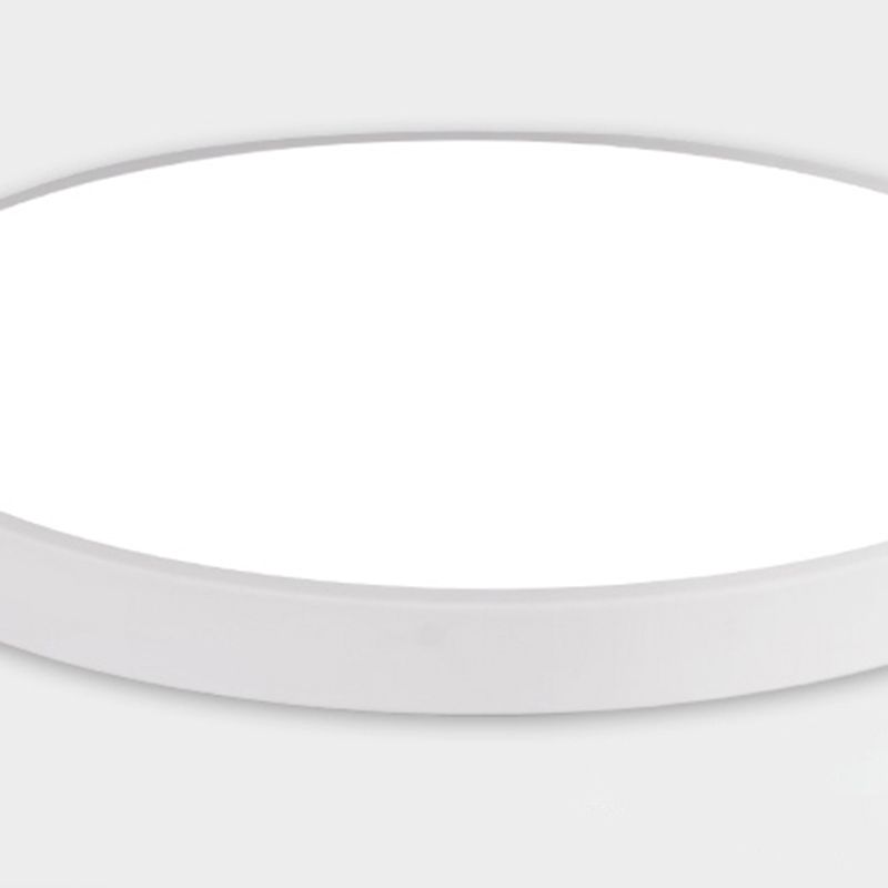 Round Shape LED Ceiling Lamp Modern Iron 1 Light Flush Mount for Balcony Aisle