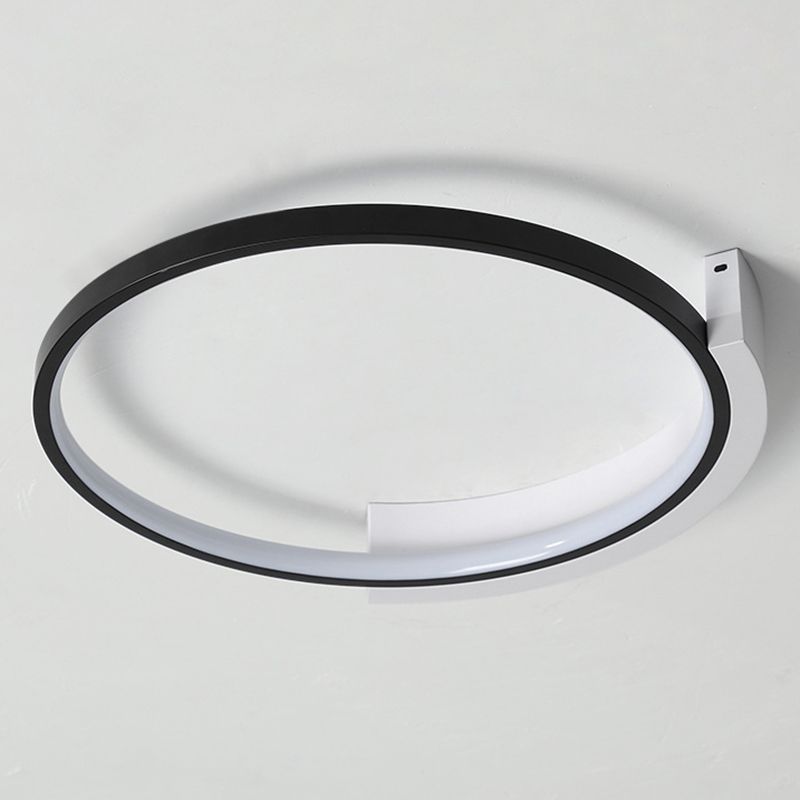 Arch-ronde Mount Light Fixtures Metal Modern Simplicity Flush Ceiling Light Fixtures for Bedroom