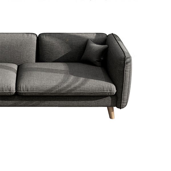 Sofa Contemporary Fabric 3 Seater Living Room Tuxedo Arm Seating