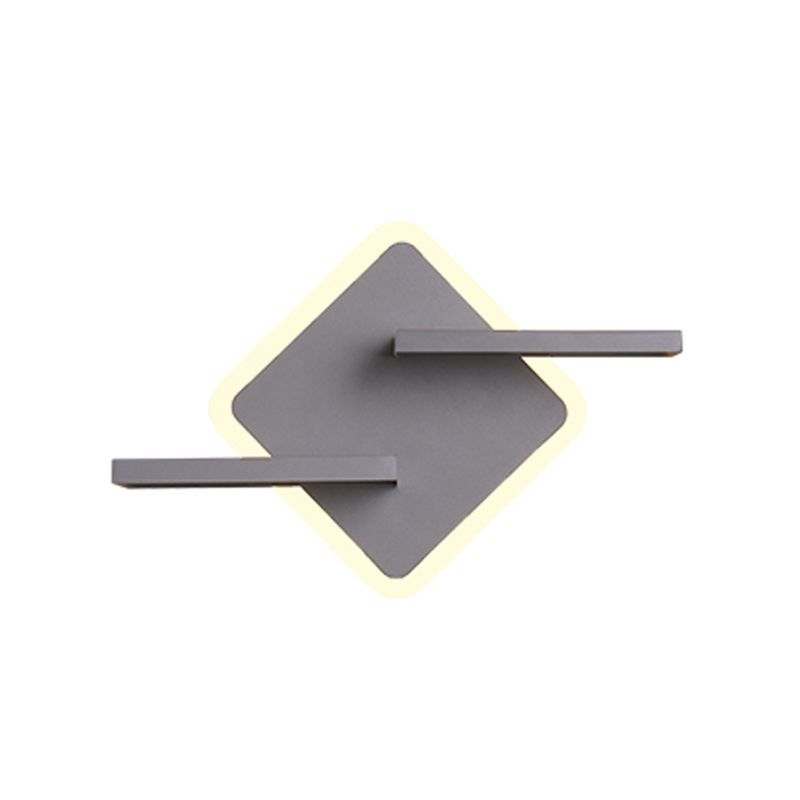 1-Light Metal Sconce Lighting Fixtures Geometric Modern Style Wall Lamp Sconce