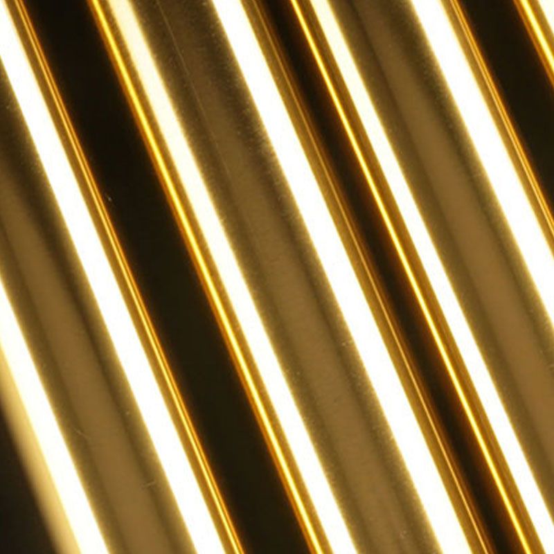 Lineare Anhängerleuchten moderne 1-Licht-LED-Anhängerlampe mit klarem Kristallschatten