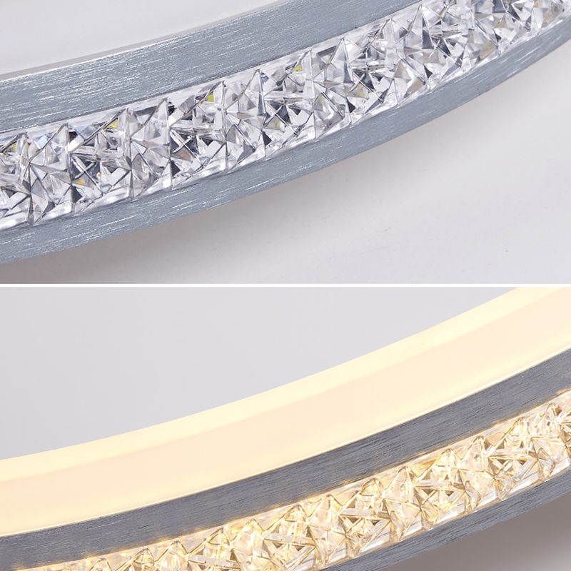 Fixation de la lumière du cercle 1 Légère Acrylique Légère Simplicité Simplicité Fixation du plafond Fixation du plafond