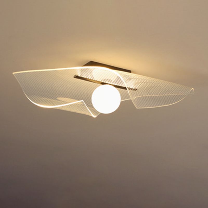 LED Indoor Decoration Flush Mount Fixture Special Shape Flush Mount Lighting for Living Room