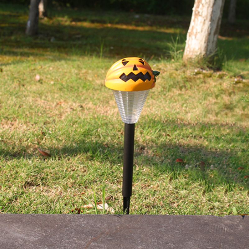 Ghost Courtyard Halloween LED Lawn Light Plastic Contemporary Solar Ground Lighting