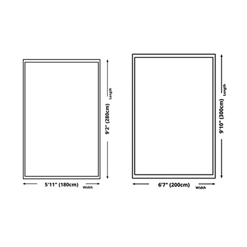 Orange Modern Carpet Polyester Line Carpet Non-Slip Backing Carpet for Living Room