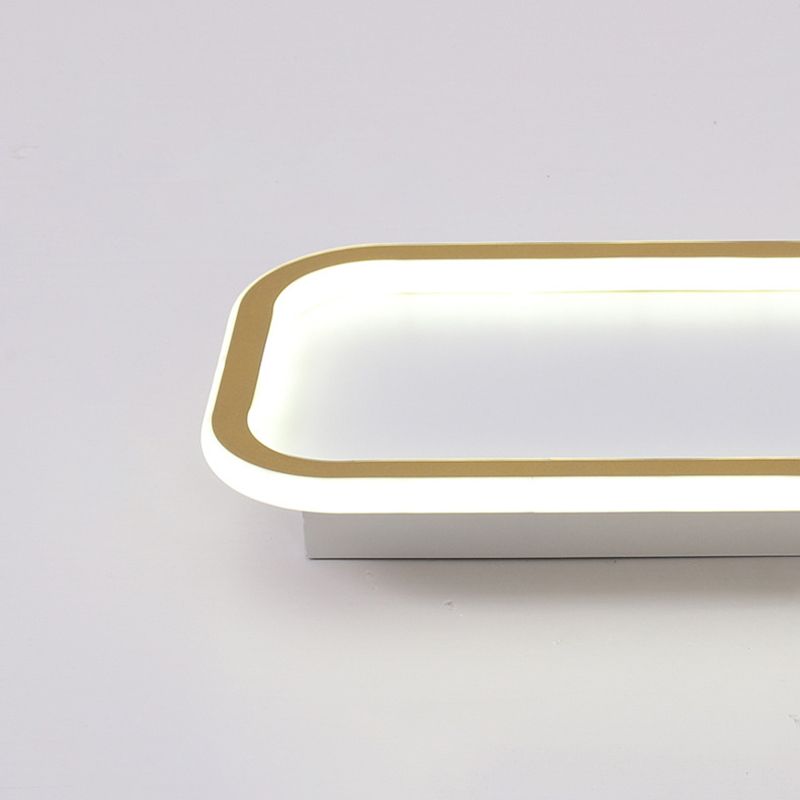 Rechteckige Metall-LED-Unterputz-Leuchte Moderne Deckenleuchte mit moderner Deckenleuchte