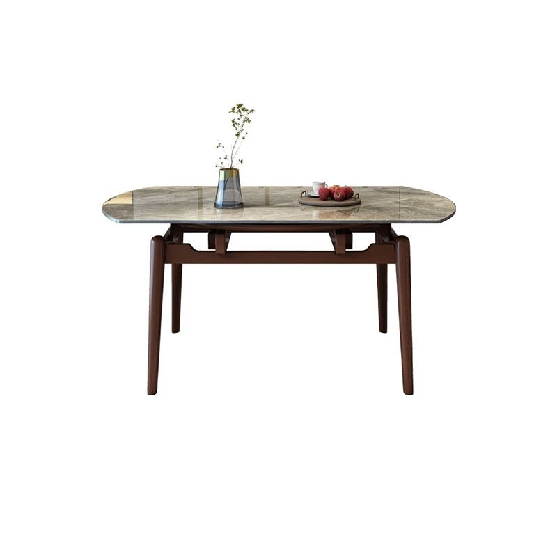 Sintered Stone Top Table Extendable Dining Table for Kitchen