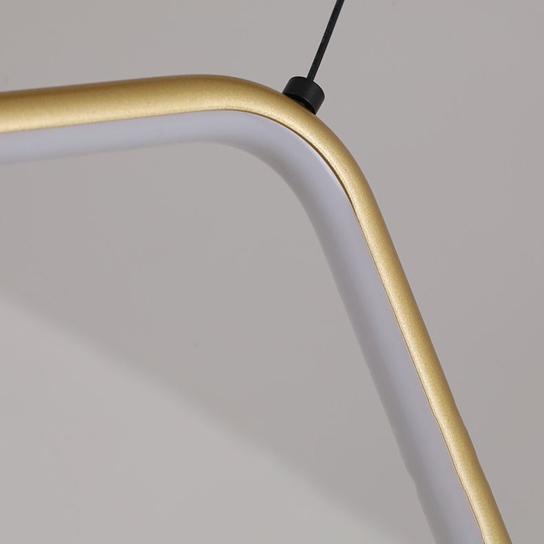 Metal Linear Hanging Lamp Kit Simplicity Hanging Island Lights for Dining Room