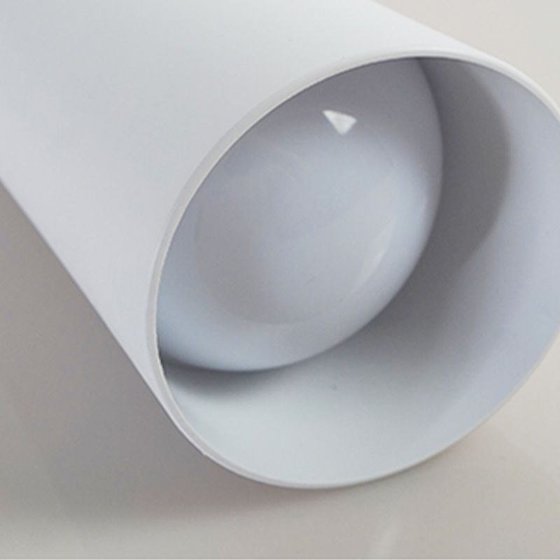 Rechargeable White Conical Table Lamp Nordic Plastic LED Reading Book Light for Study Room