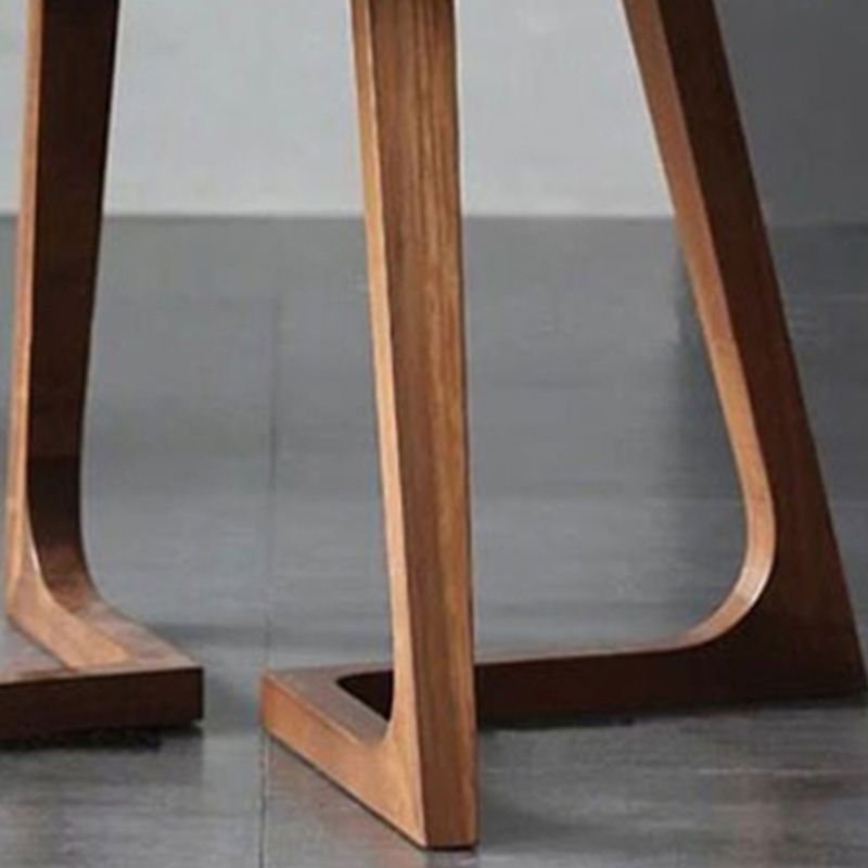 Living Room Simple Style Wood Dining Table Round Dining Table