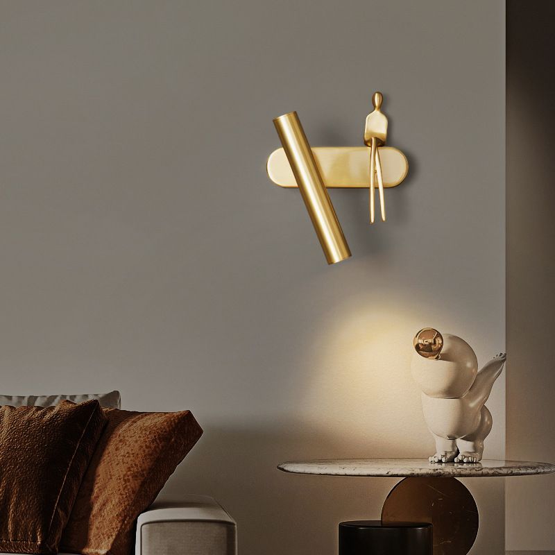 Metal Wall Sconce Light Modern Style Wall Sconce Lighting for Living Room