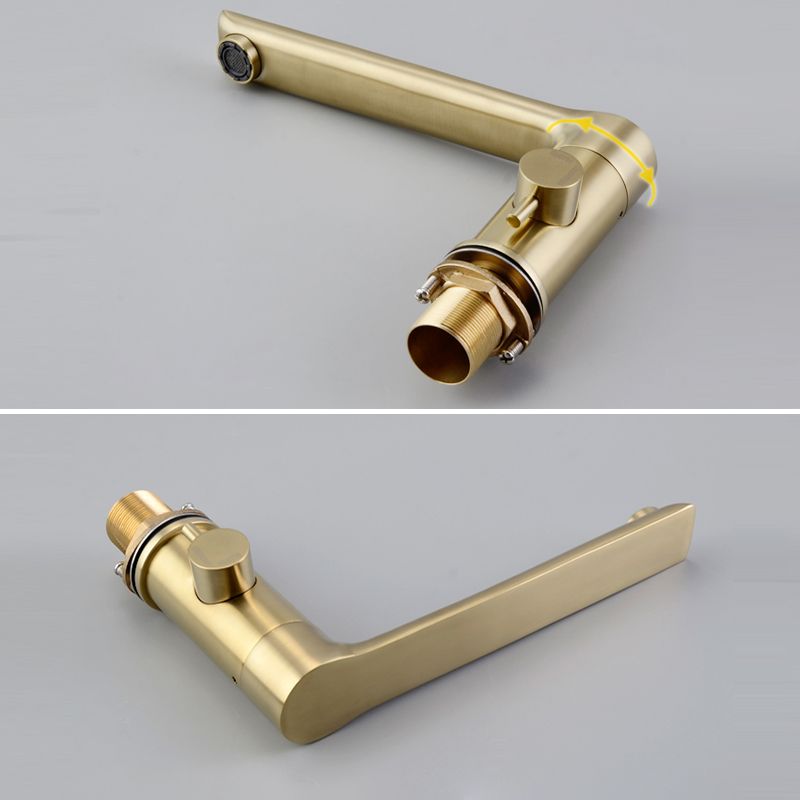 Modern Deck Mounted Metal Tub Filler Metal Tub Filler with Hose
