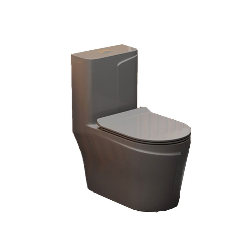 Traditional Floor Mount Flush Toilet 1-Piece Urine Toilet for Bathroom
