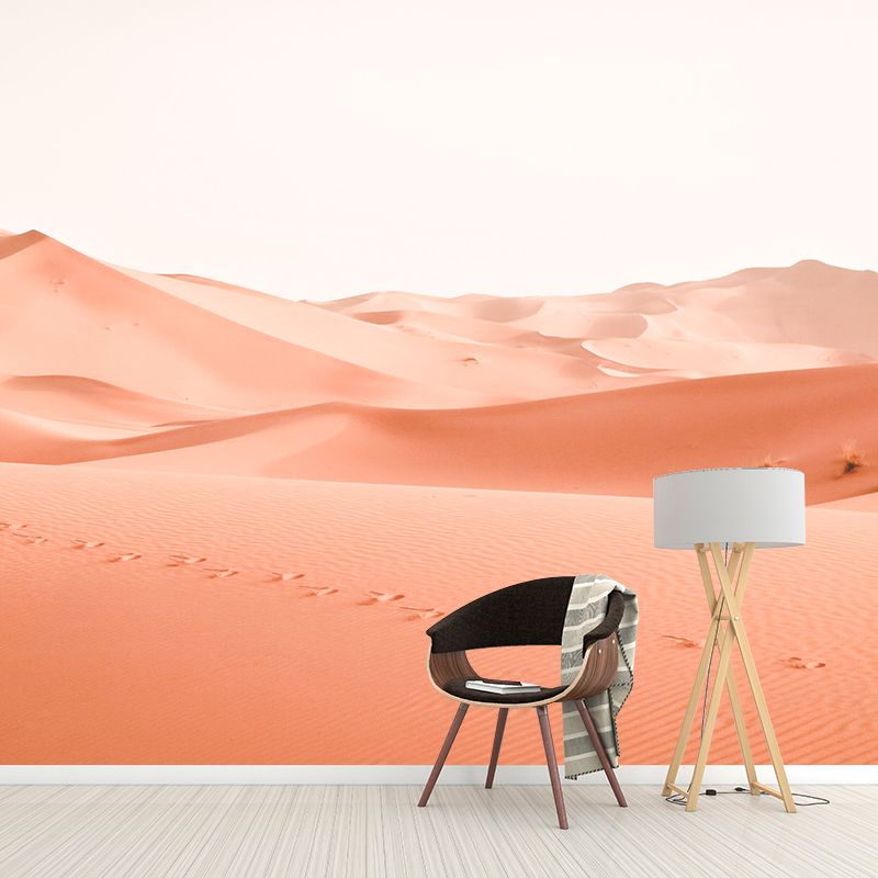 Photography Stain Resistant Mural Wallpaper Desert Scenery Sleeping Room Wall Mural