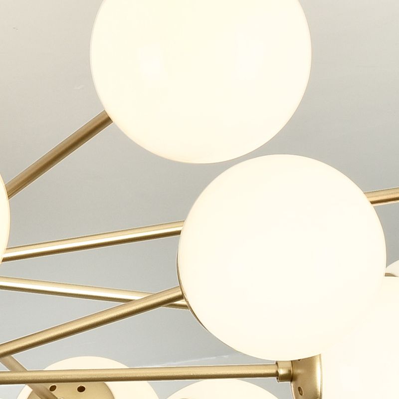 Moderne stijl ophanging hanglamp woonkamer hangend licht met glazen schaduw