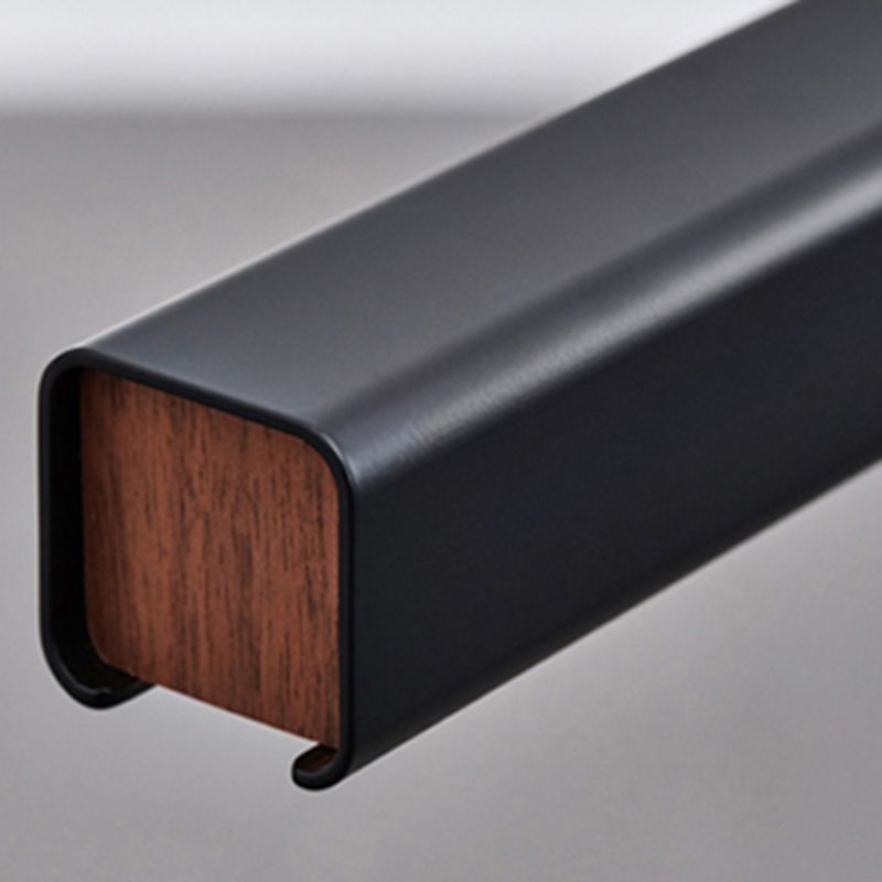 Lámpara de suspensión LED de restaurante LED de 1 luces lineales de 1 luces lineales Lámparas de iluminación de metal isla de metal