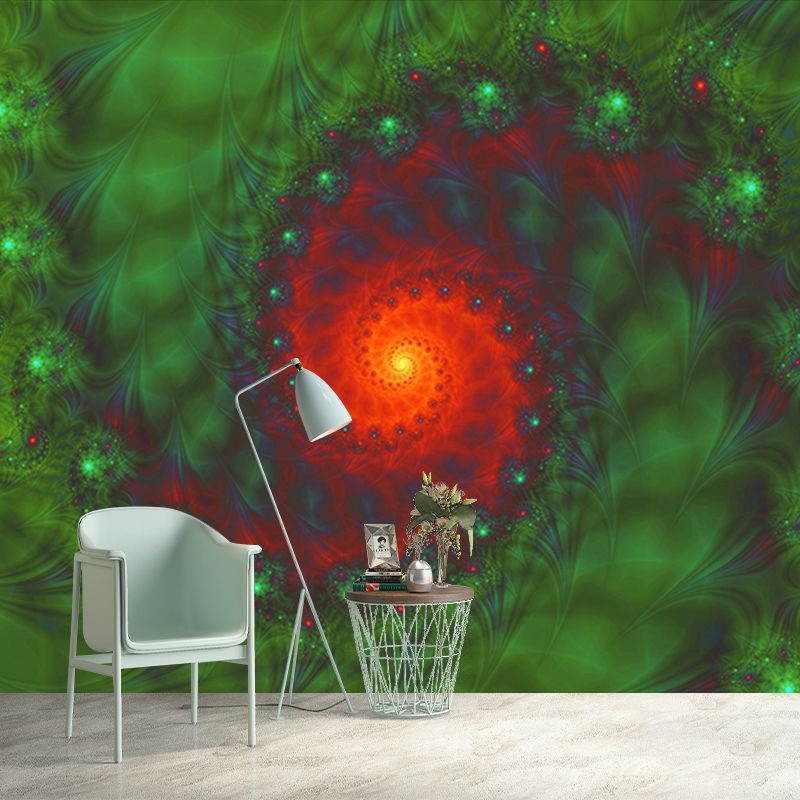 Swirl Abstraction Minimalist Wall Covering for Living Room, Customized Size Available