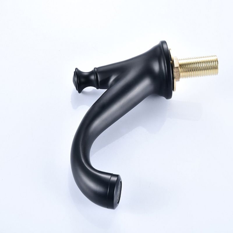 Industrial Centerset Faucet Brass Cross Handles 3 Holes Centerset Bathroom Faucet